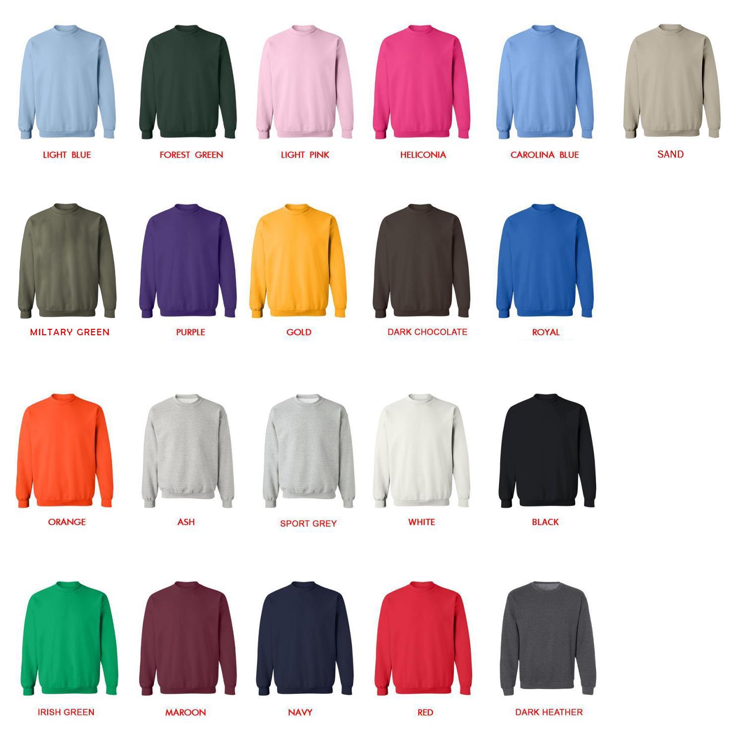 sweatshirt color chart - Phasmophobia Store