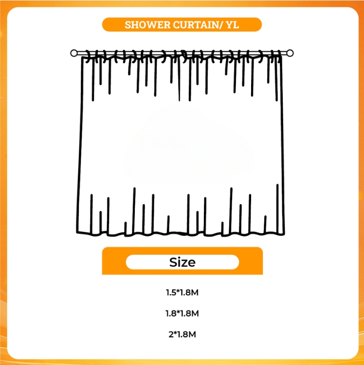 3D shower curtain - Phasmophobia Store