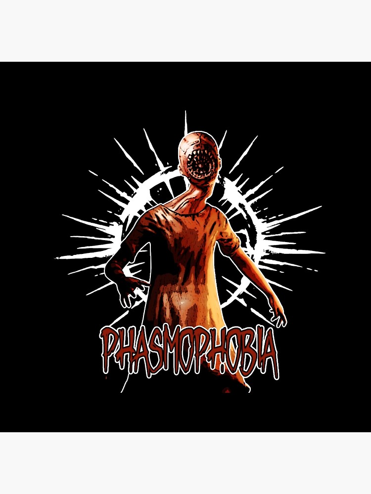 Phasmophobia Haunted Ghost Figure Throw Pillow - Image 2