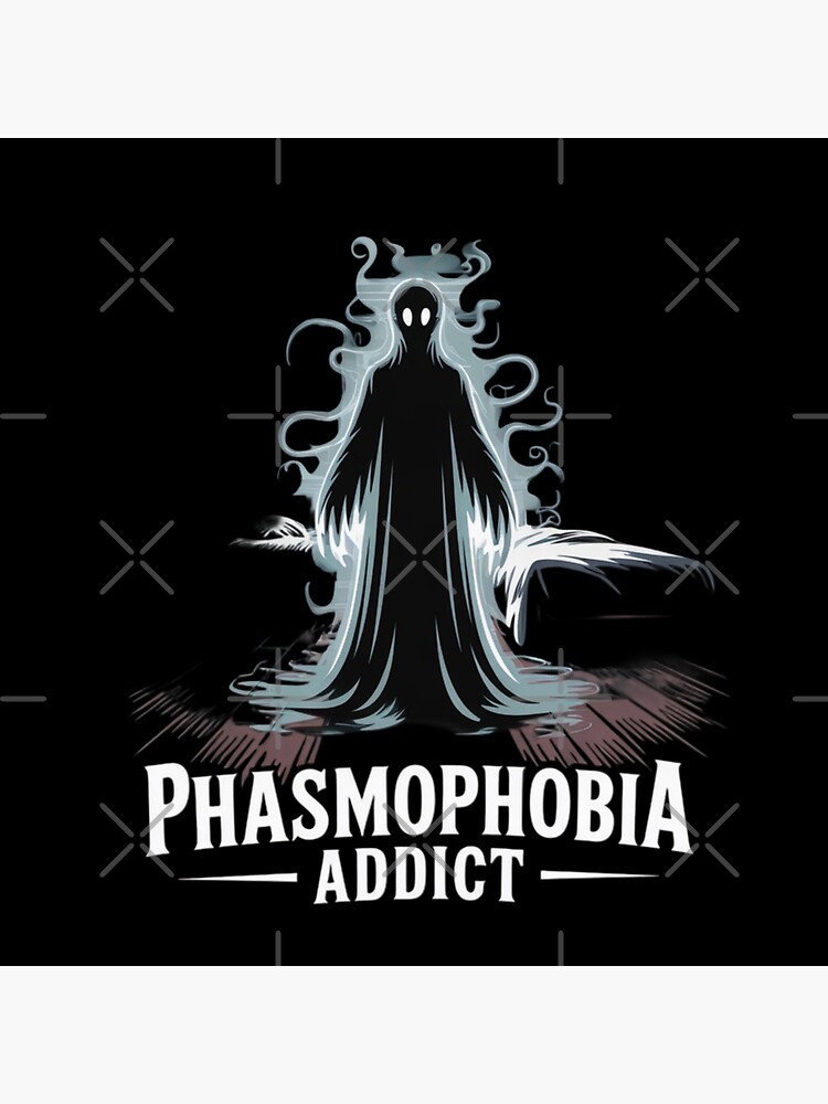 Phasmophobia Addict Throw Pillow - Image 2