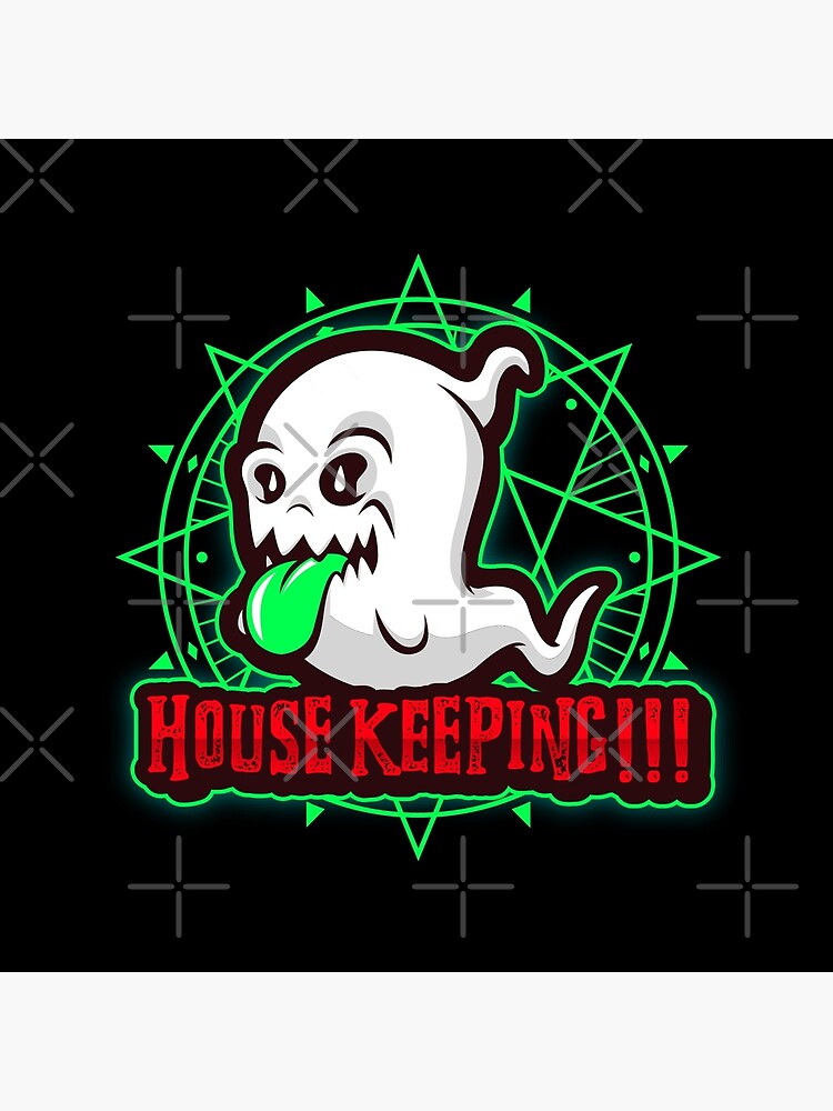 Phasmophobia House Keeping Throw Pillow - Image 2