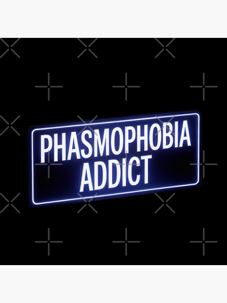 Phasmophobia Addict Squad Throw Pillow - Image 2