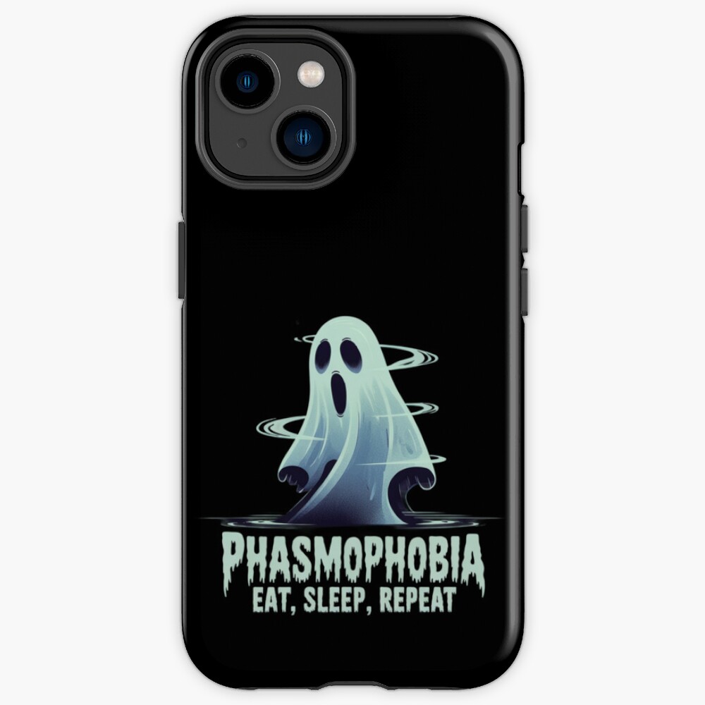 Phasmophobia Eat Sleep Repeat Iphone Case