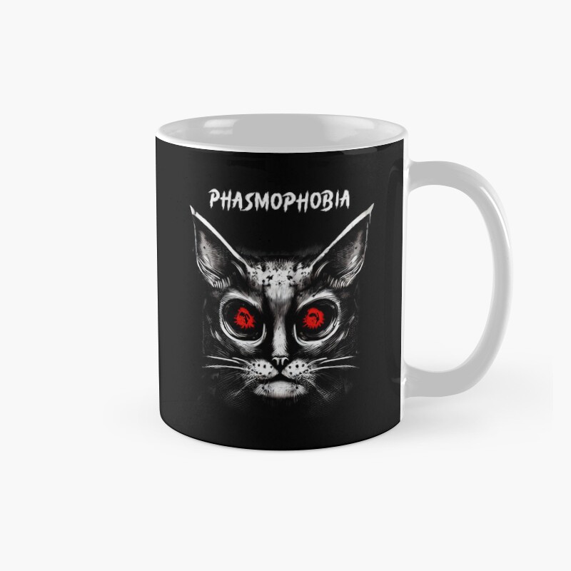 Phasmophobia Ghost Cat Mug