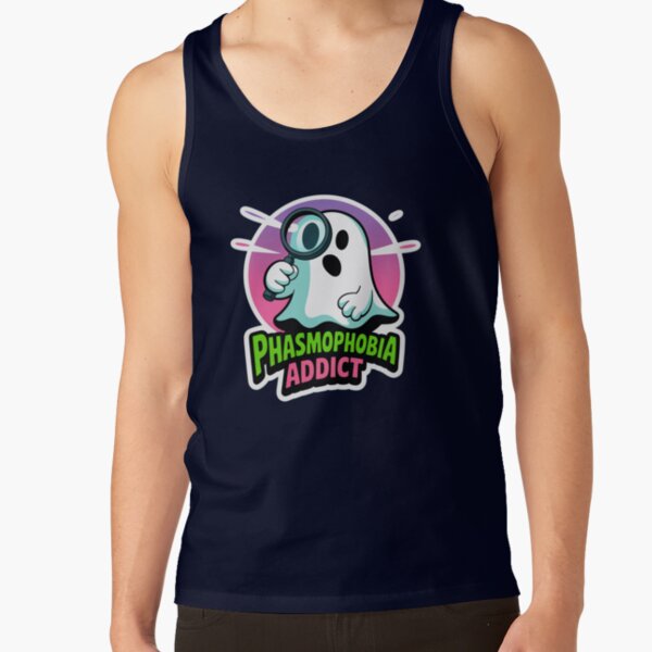 Phasmophobia Addict Gamer Tank Top - Image 5