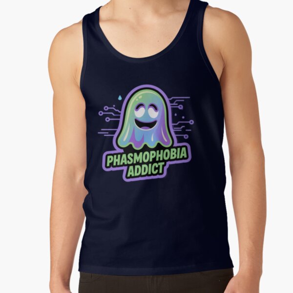 Phasmophobia Addict Graphic Tank Top - Image 5