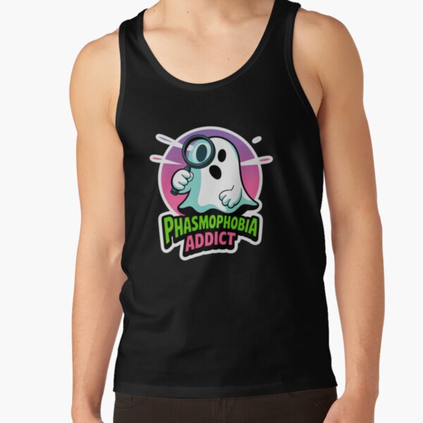 Phasmophobia Addict Gamer Tank Top - Image 3
