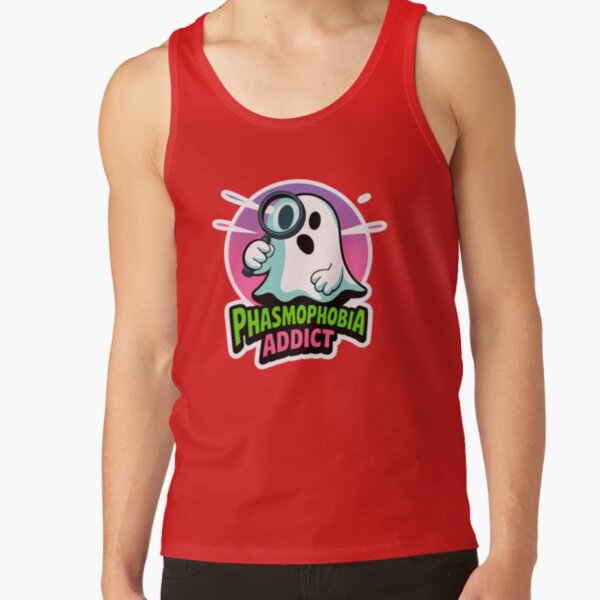 Phasmophobia Addict Gamer Tank Top - Image 4