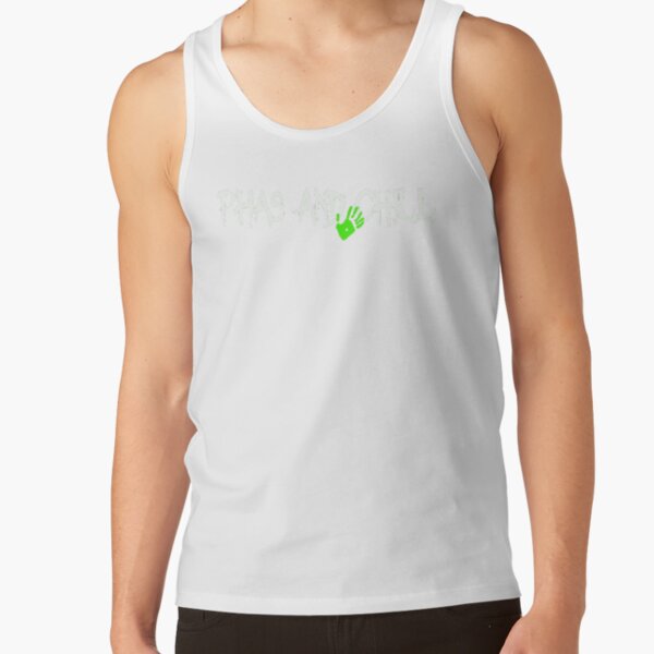Phas And Chill Funny Phasmophobia Tank Top - Image 2