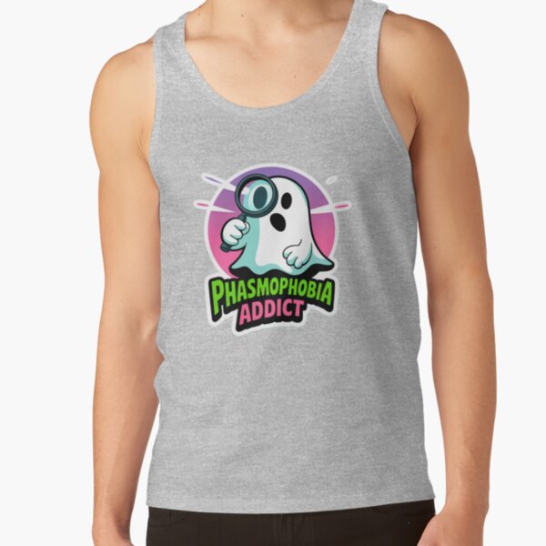 Phasmophobia Addict Gamer Tank Top