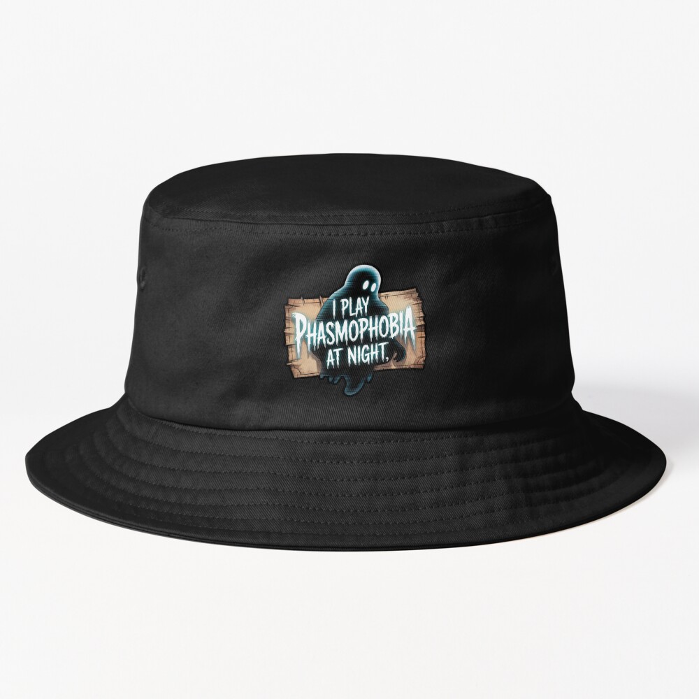 Phasmophobia Night Shift Ghost Hunter Bucket Hat