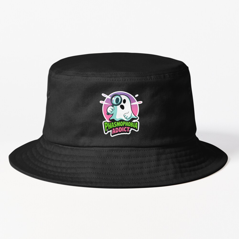 Phasmophobia Addict Gamer Bucket Hat