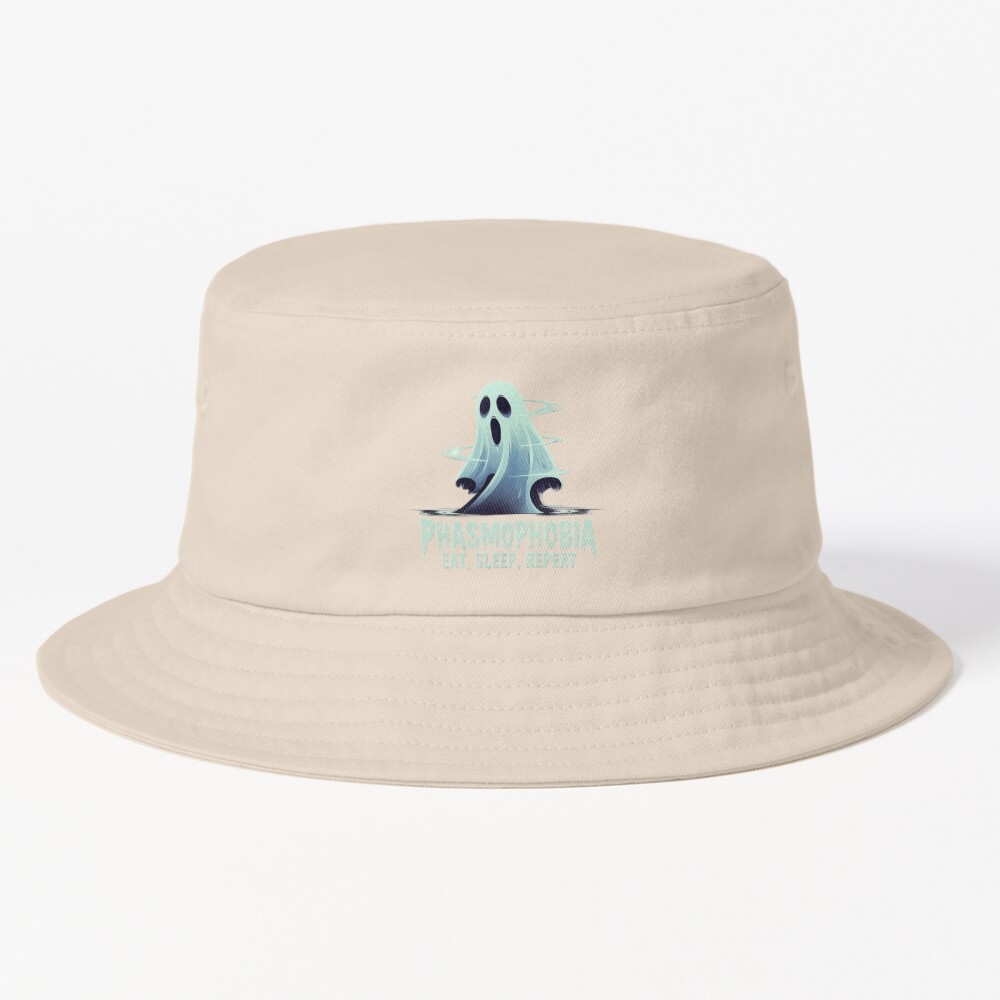 Phasmophobia Eat Sleep Repeat Bucket Hat