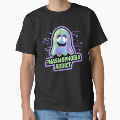 Phasmophobia Addict Graphic T-shirt
