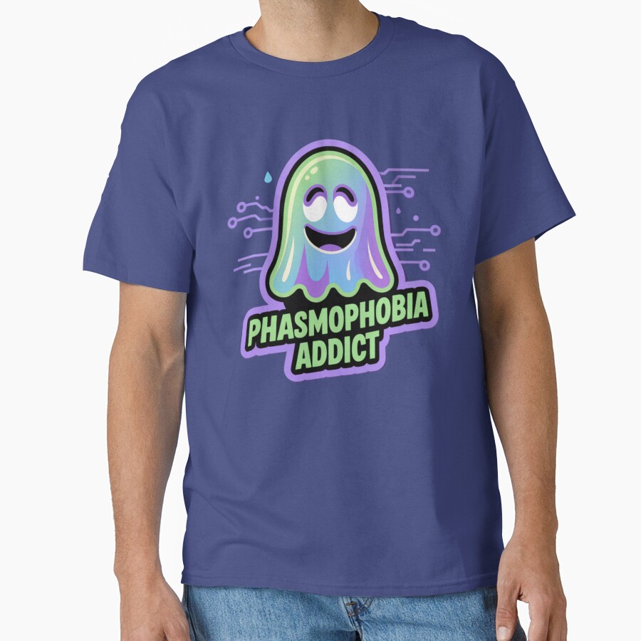 Phasmophobia Addict Graphic T-shirt - Image 4