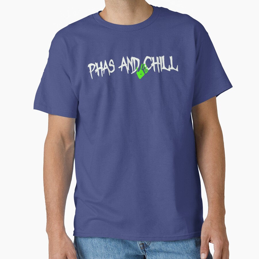 Phas And Chill Funny Phasmophobia T-shirt - Image 4
