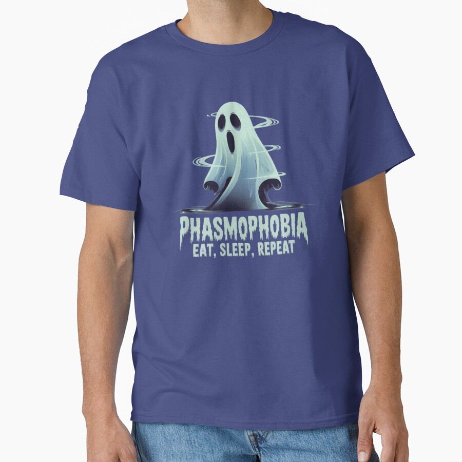 Phasmophobia Eat Sleep Repeat T-shirt