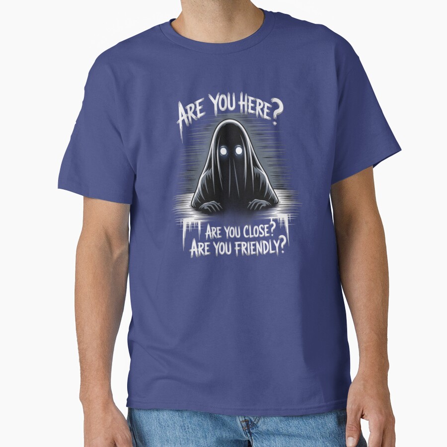 Phasmophobia Are You Here Ghost T-shirt - Image 4