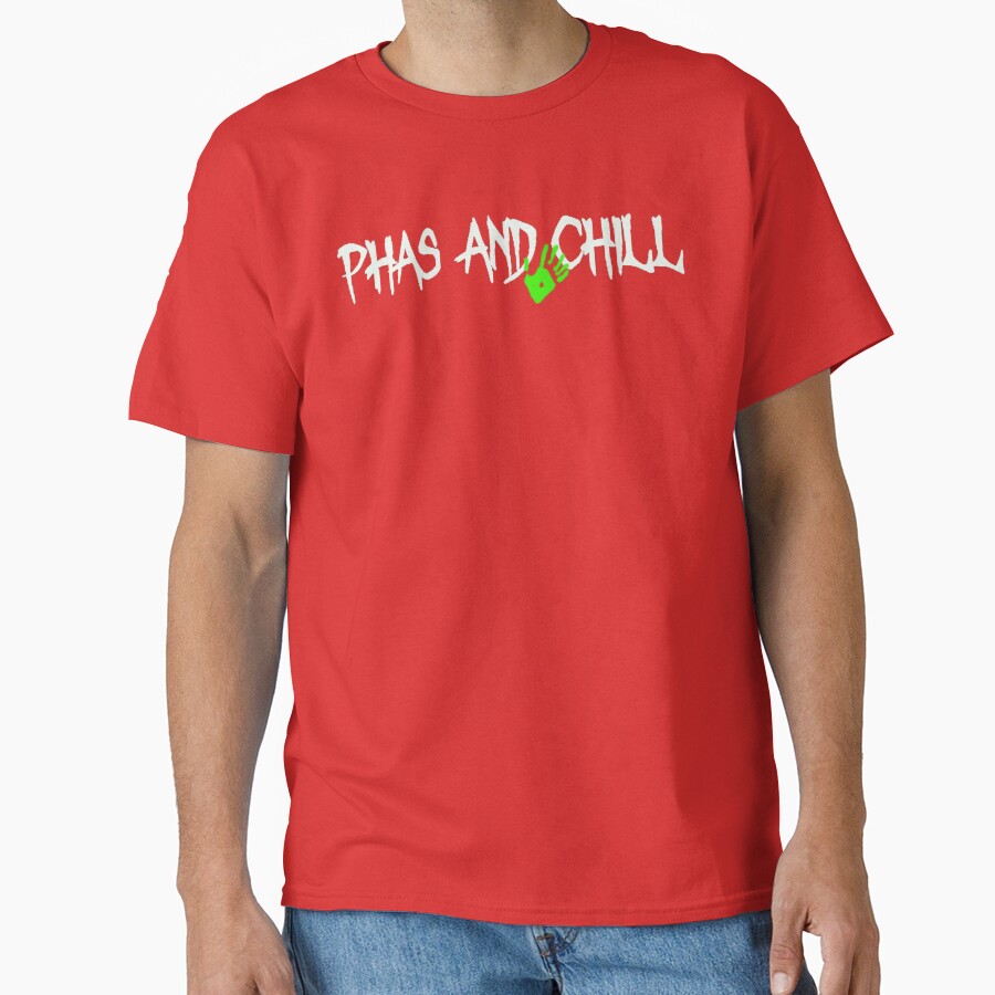 Phas And Chill Funny Phasmophobia T-shirt - Image 5