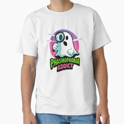 Phasmophobia Addict Gamer T-shirt