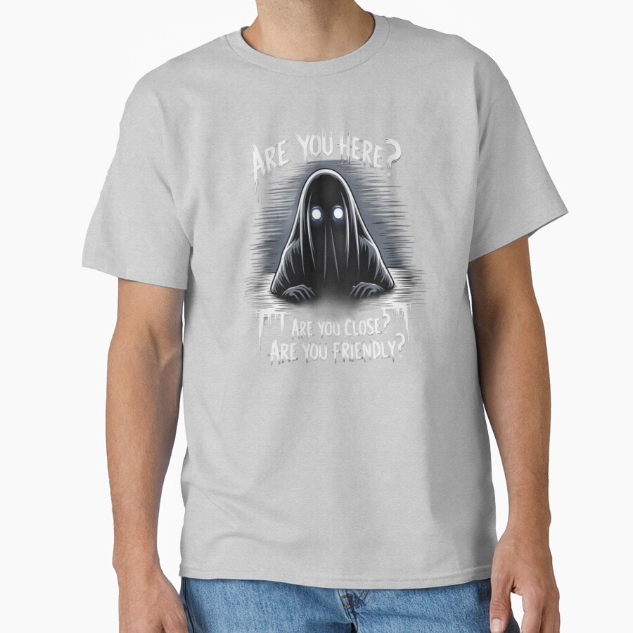 Phasmophobia Are You Here Ghost T-shirt - Image 3