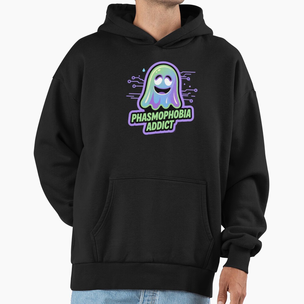 Phasmophobia Addict Graphic Hoodie - Image 2