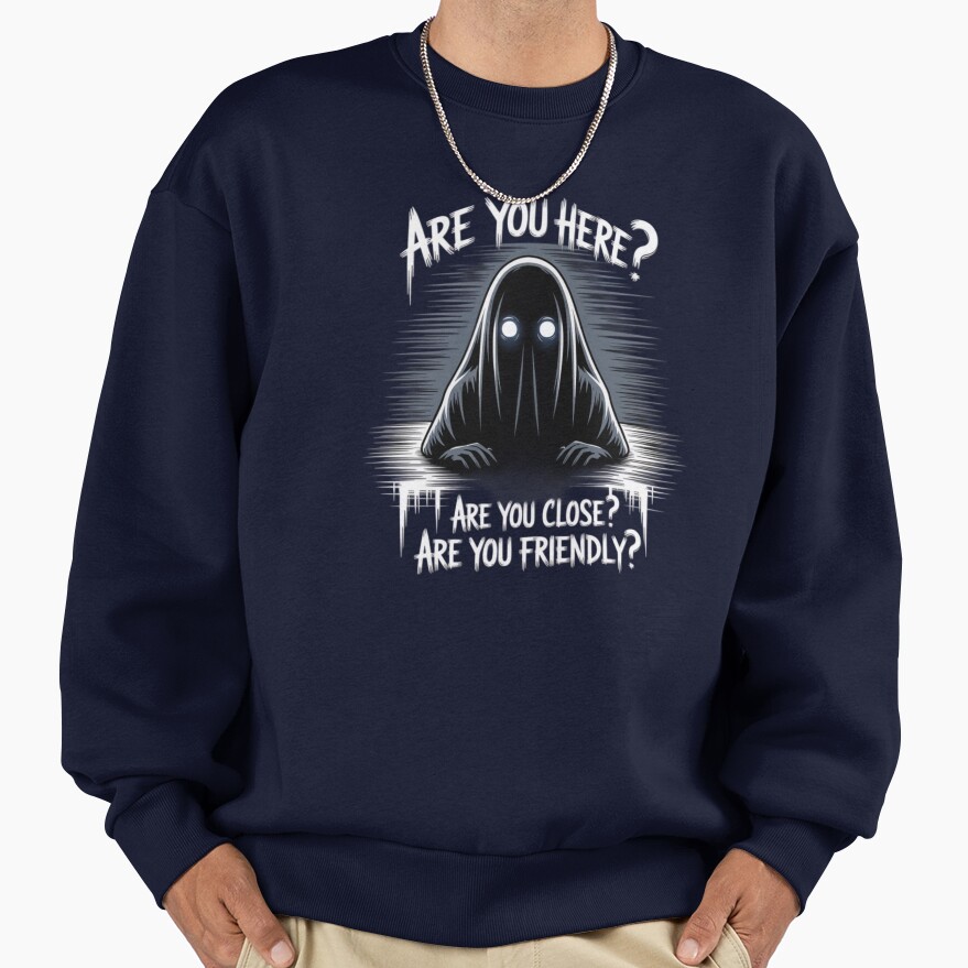Phasmophobia Are You Here Ghost Sweatshirt - Image 5