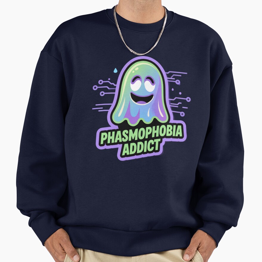 Phasmophobia Addict Graphic Sweatshirt - Image 5