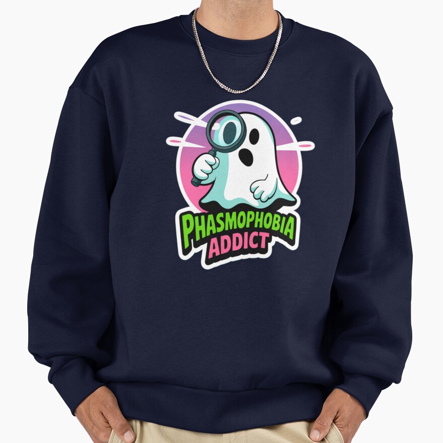 Phasmophobia Addict Gamer Sweatshirt - Image 5