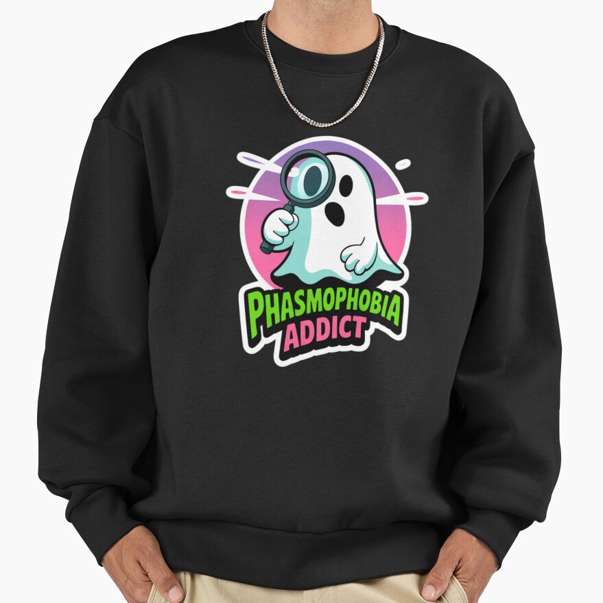 Phasmophobia Addict Gamer Sweatshirt - Image 3