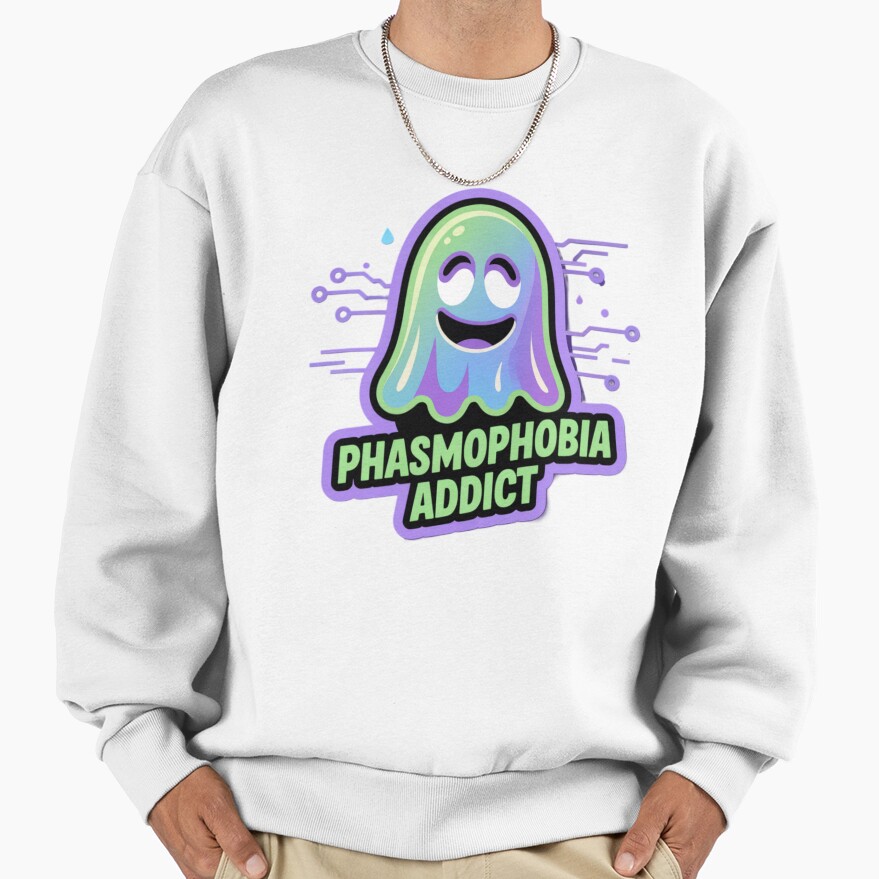 Phasmophobia Addict Graphic Sweatshirt - Image 2