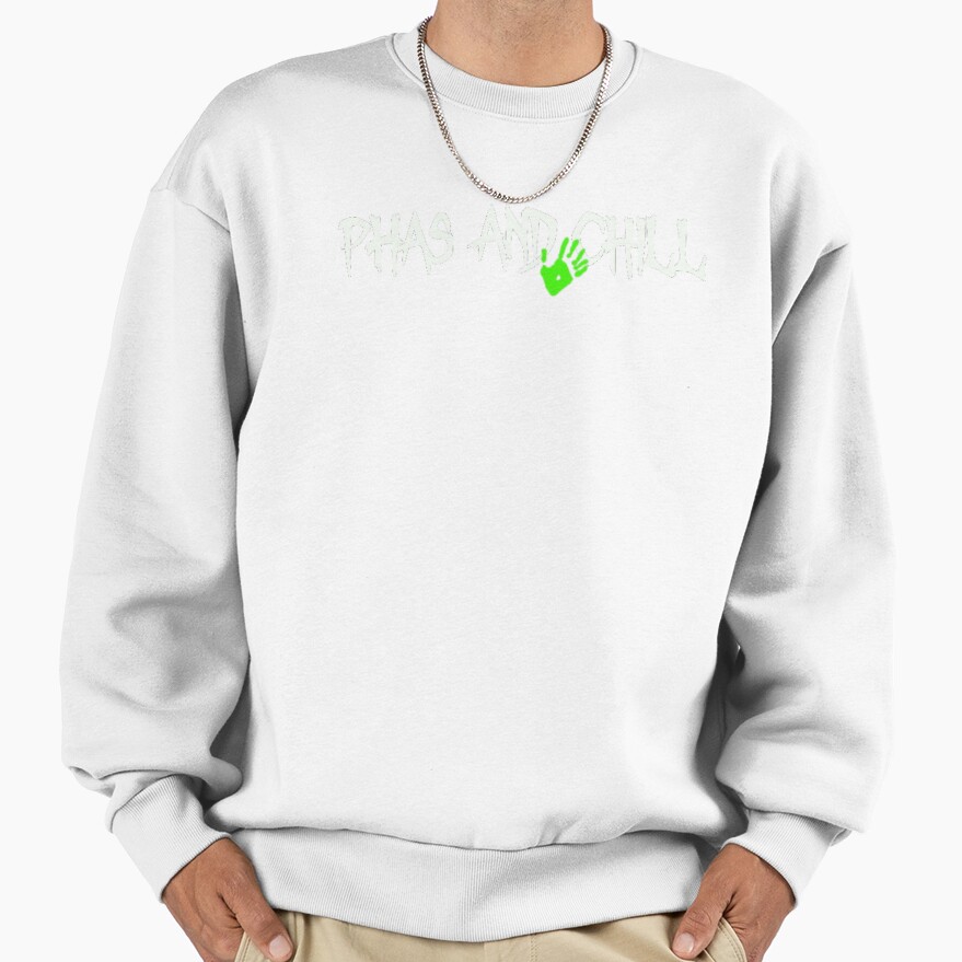 Phas And Chill Funny Phasmophobia Sweatshirt - Image 2