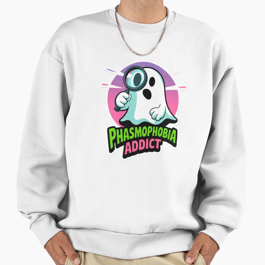 Phasmophobia Addict Gamer Sweatshirt - Image 2