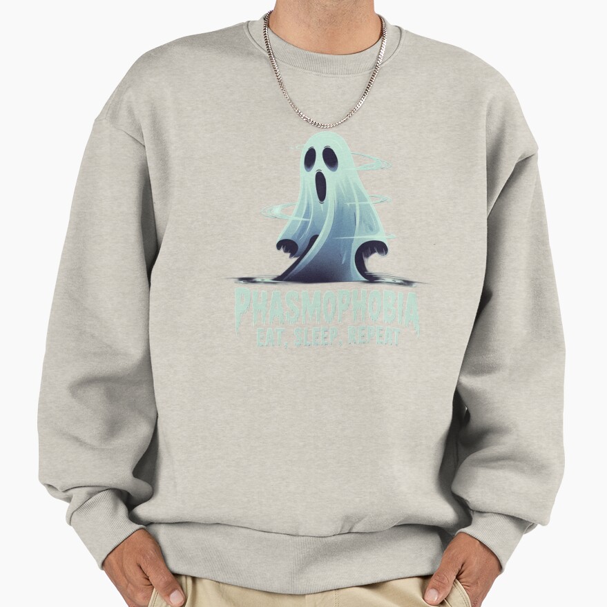 Phasmophobia Eat Sleep Repeat Sweatshirt - Image 4