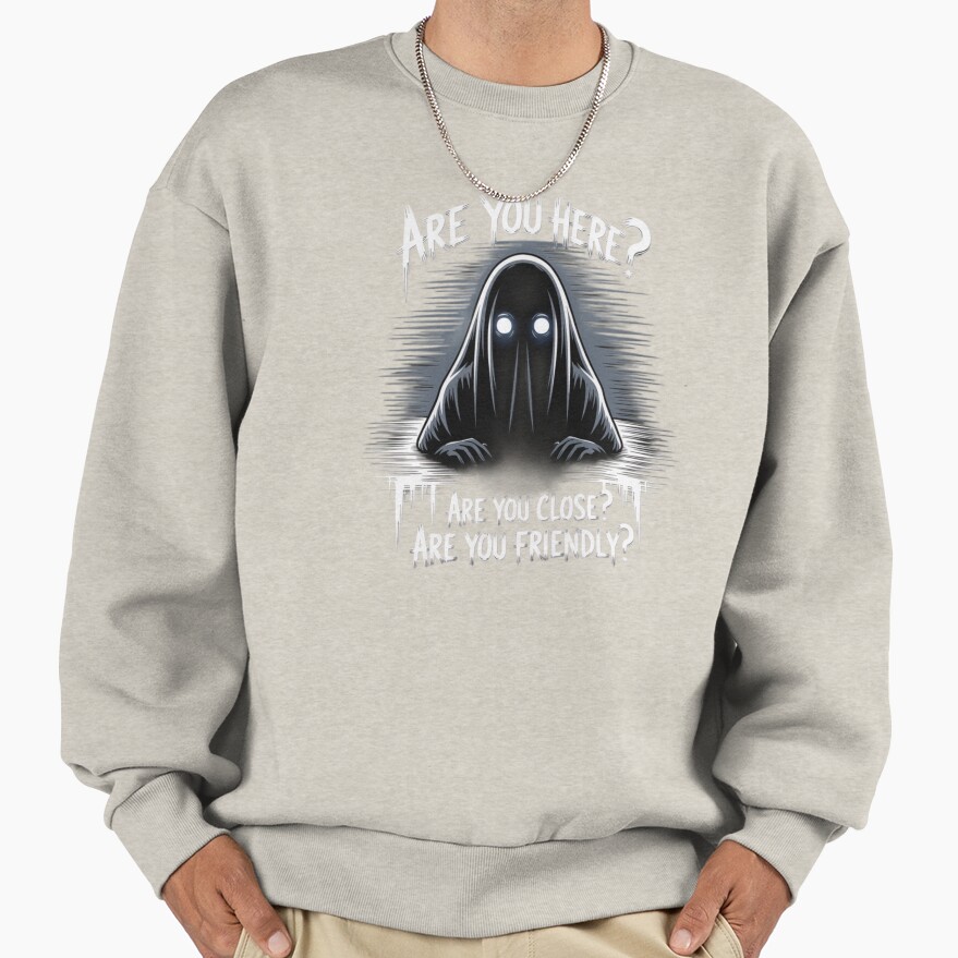 Phasmophobia Are You Here Ghost Sweatshirt - Image 3
