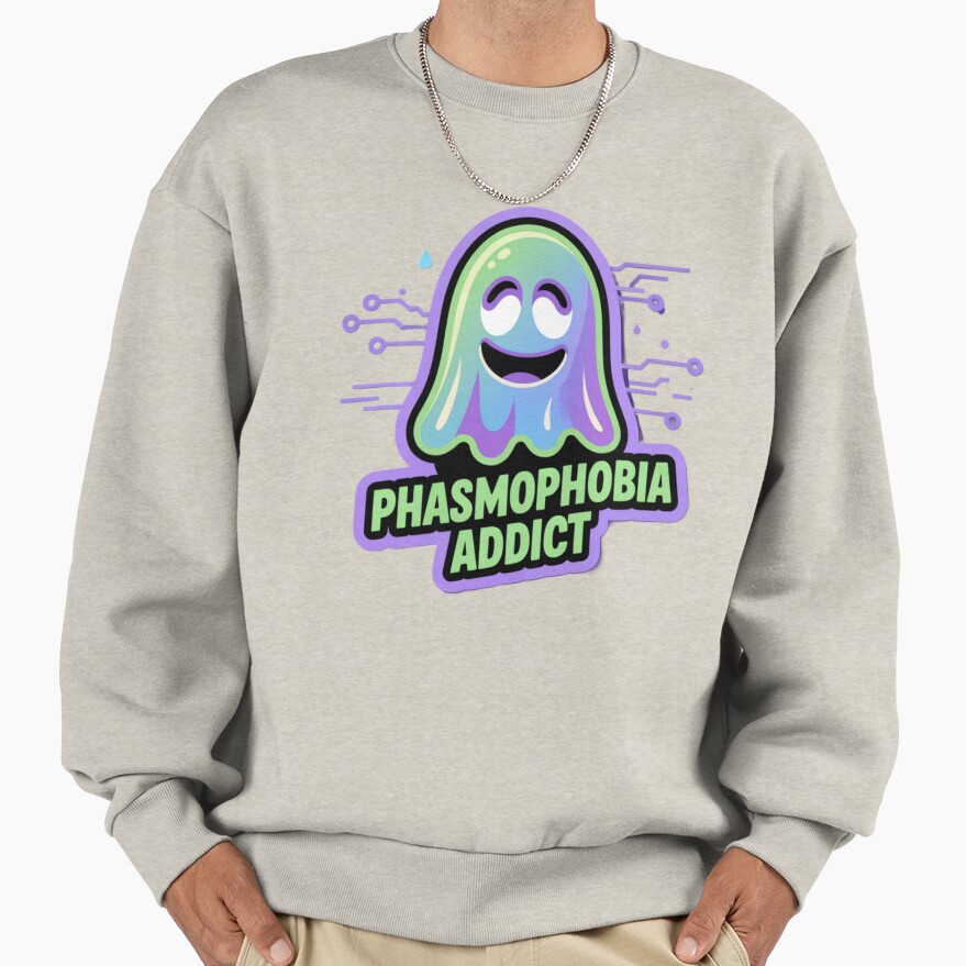 Phasmophobia Addict Graphic Sweatshirt - Image 4