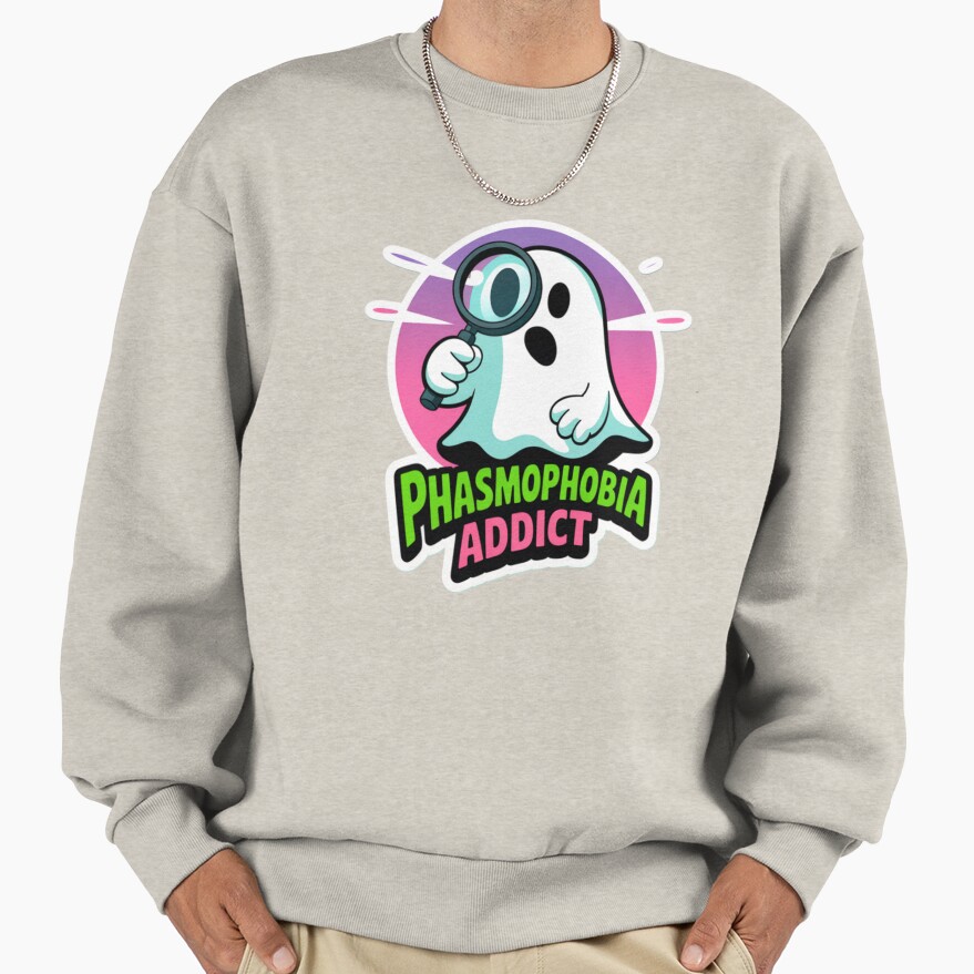 Phasmophobia Addict Gamer Sweatshirt - Image 4