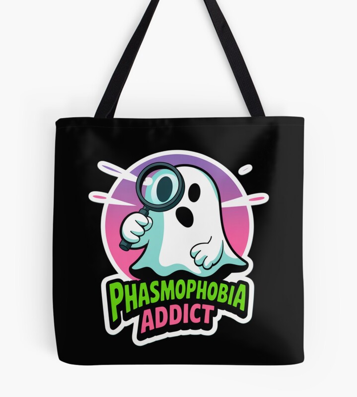 Phasmophobia Addict Gamer Tote Bag