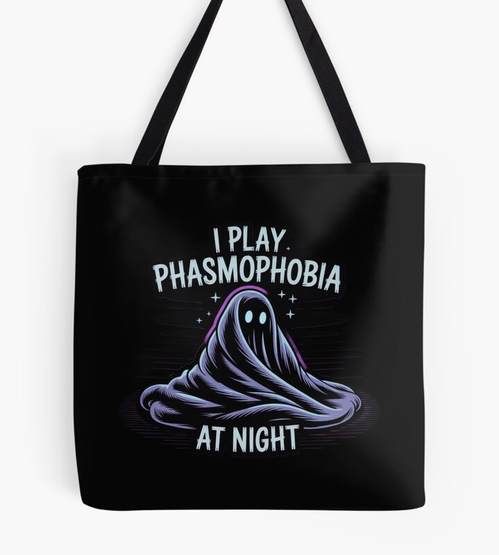 Phasmophobia Night Shift Ghost Hunter Tote Bag