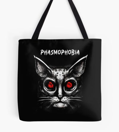Phasmophobia Ghost Cat Tote Bag