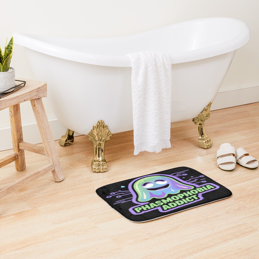 Phasmophobia Addict Graphic Bath Mat - Image 2