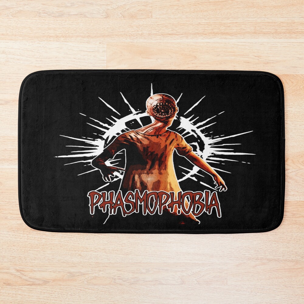 Phasmophobia Haunted Ghost Figure Bath Mat