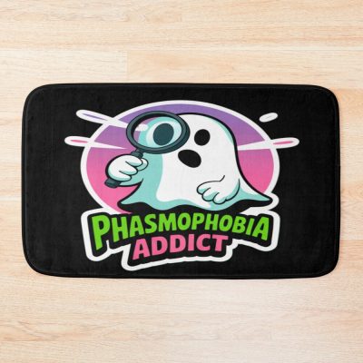Phasmophobia Addict Gamer Bath Mat