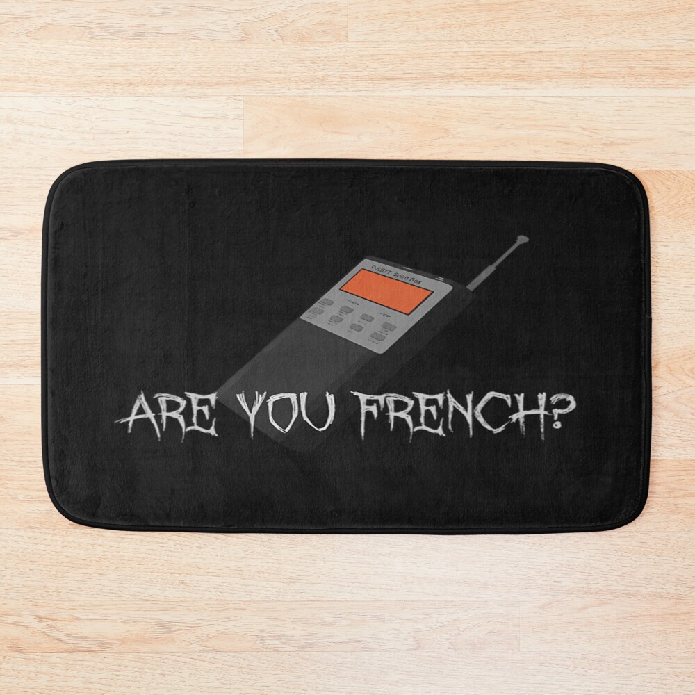 Are You French Insym Phasmophobia Bath Mat