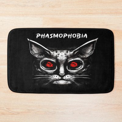 Phasmophobia Ghost Cat Bath Mat