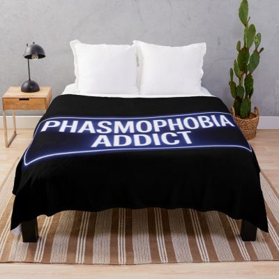 Phasmophobia Addict Squad Throw Blanket