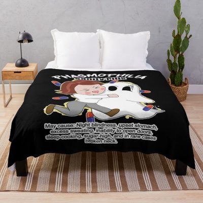 Hot Phasmophilia Throw Blanket