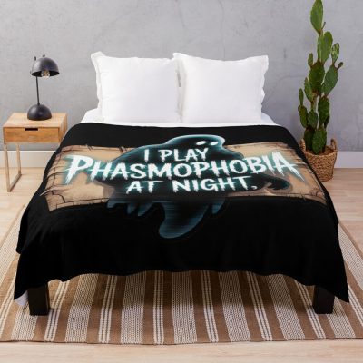 Phasmophobia Paranormal Night Shift Throw Blanket