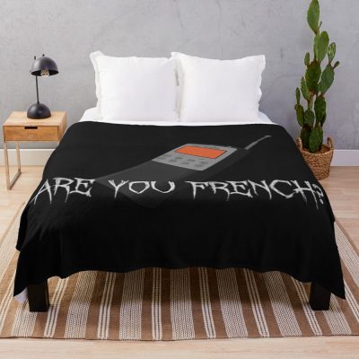 Are You French Insym Phasmophobia Throw Blanket
