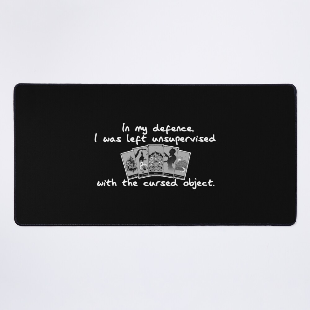 Phasmophobia Alone With The Tarot Cards Mouse Pad